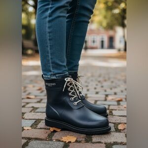 Ilse Jacobsen Black Women's Rain Boots